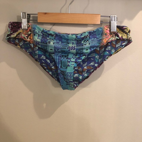 Maaji Multi color Reversible Bikini  Set Tie Back - Picture 8 of 14